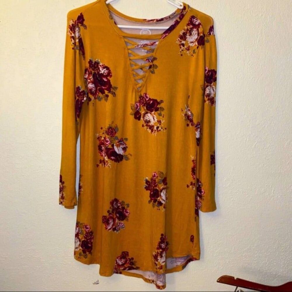 MAURICE’S 24/7 3/4 Sleeve Long Tunic Shirt